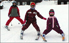 Norwegian kids "born with skis on their feet..."