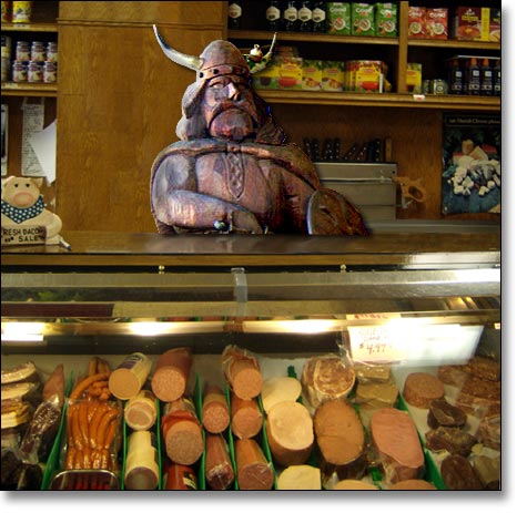 Mr. Viking in the Meat Market